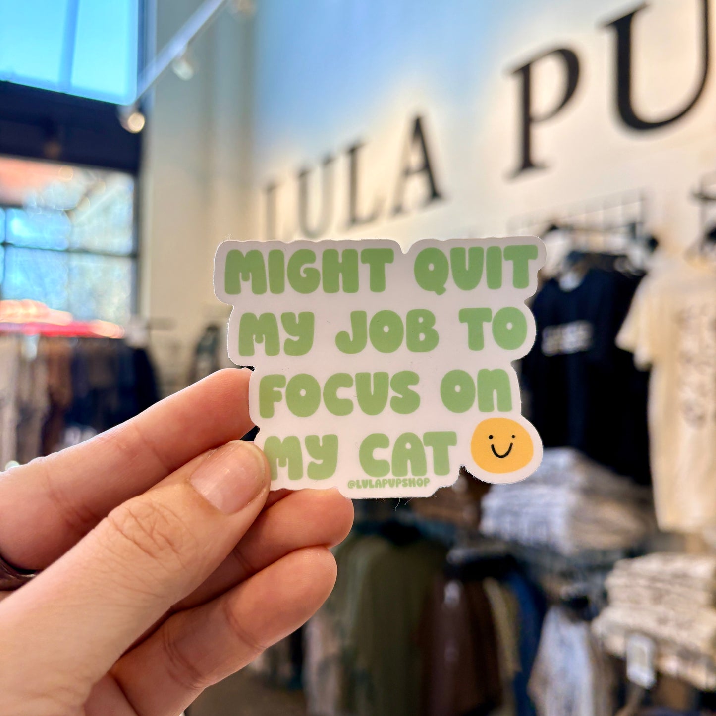 Might quit my job to focus on my cat sticker