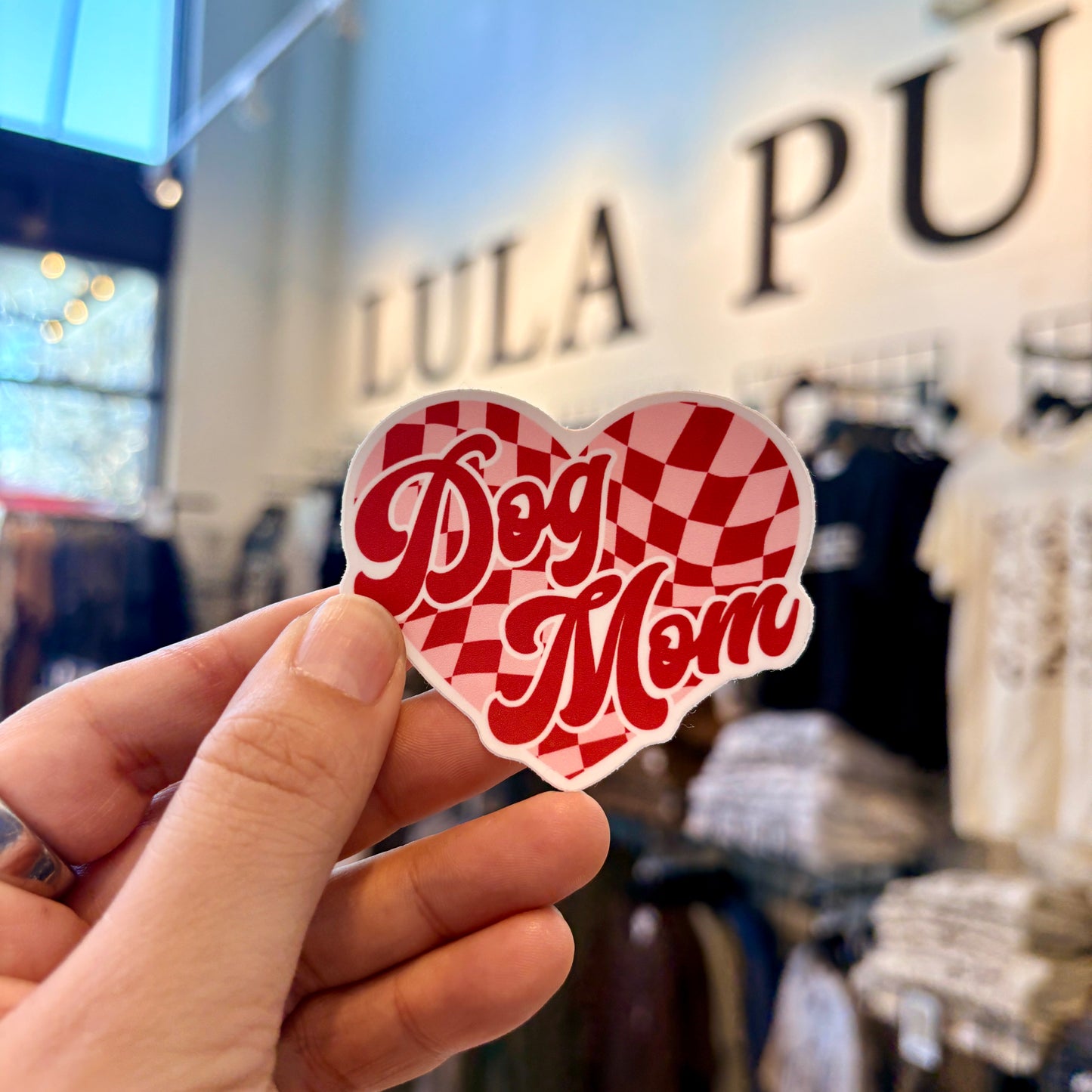 Dog mom sticker