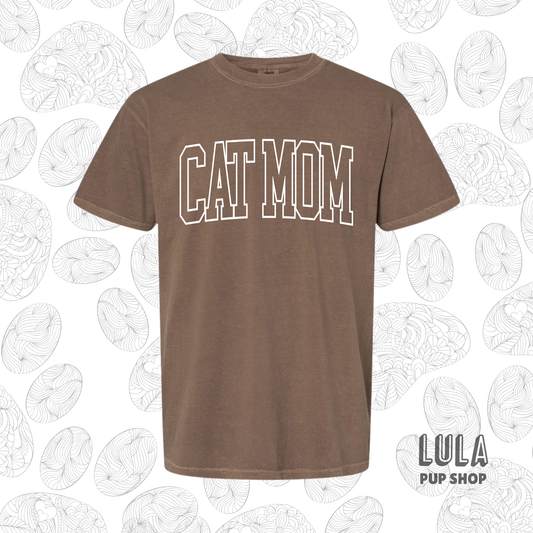 Cat mom Espresso Tee